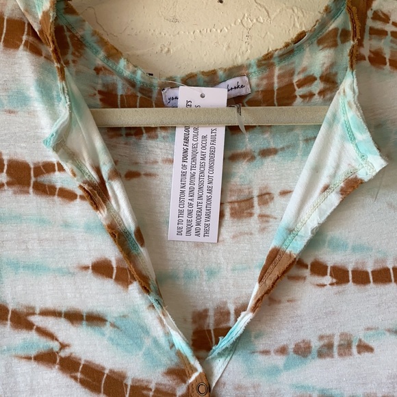 🌊 NEW ‼️ YOUNG FABULOUS & BROKE TYE/DYE BEACH TOP - Picture 5 of 13